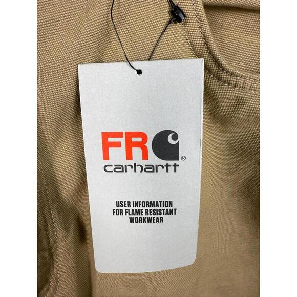 NWT Carhartt FR Flame Resistant Rugged Flex Relaxed Fit Canvas Work Pant 36x30 - Picture 2 of 6